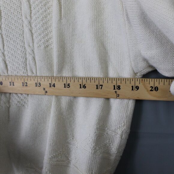 Vintage Bogner Sweater Womens Small Turtleneck Cable Knit Pull Over Wool Blend - Picture 10 of 10